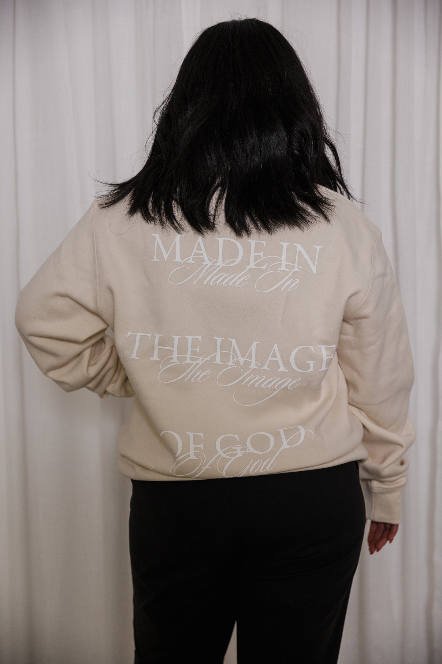 CREAM "IMAGO DEI" QUARTER ZIP